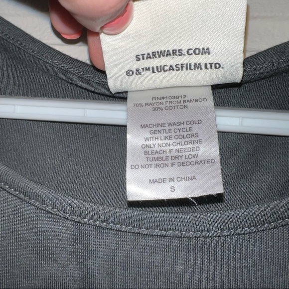 Munki Munki Sleepwear Star Wars Darth Vader long sleeve night shirt, Size Small - Picture 4 of 4